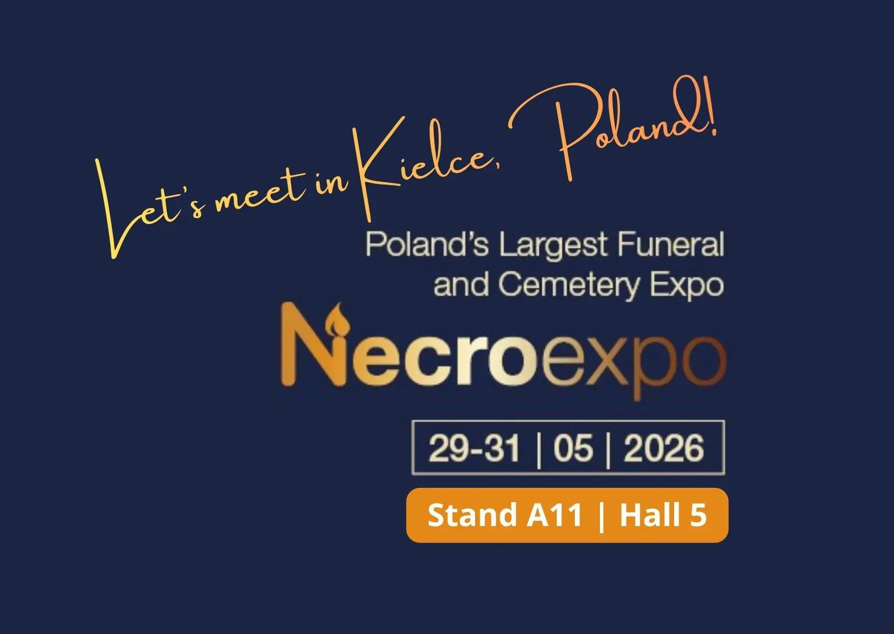 Let’s Meet at NECROEXPO 2026 in Kielce, Poland