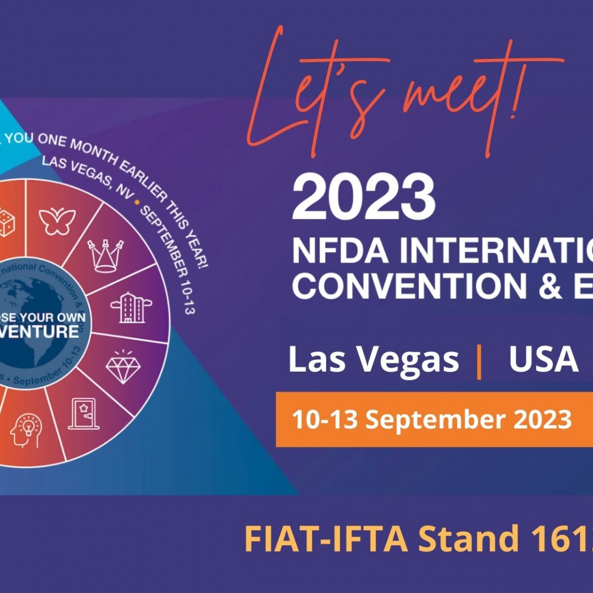 Meet us at the NFDA Convention & Expo 2023 in Las Vegas FIATIFTA