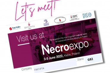 Meet us at the NECROEXPO 2022 in Kielce